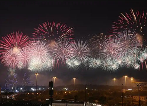 来安县焰火晚会